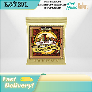 ERNIE BALL 2008 - EARTHWOOD - ROCK & BLUES (80/20 BRONZE) Acoustic Guitar Strings