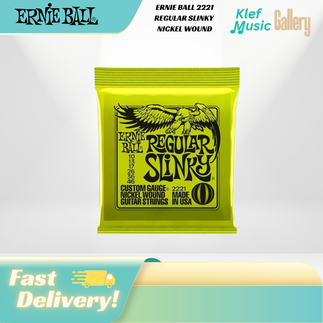 ERNIE BALL 2221 - REGULAR SLINKY NICKEL WOUND Electric Guitar Strings