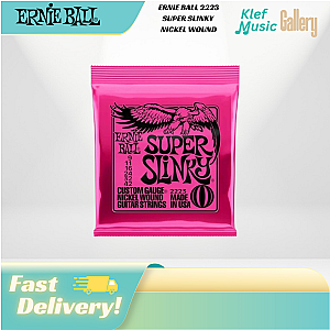 ERNIE BALL 2223 - SUPER SLINKY NICKEL WOUND Electric Guitar Strings